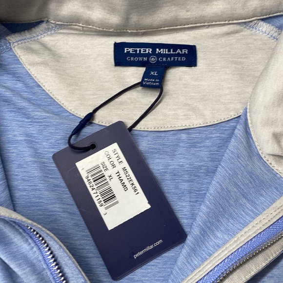 Peter Millar Crown Crafted quarter zip performance golf vest size XL. NWT. - Picture 3 of 7